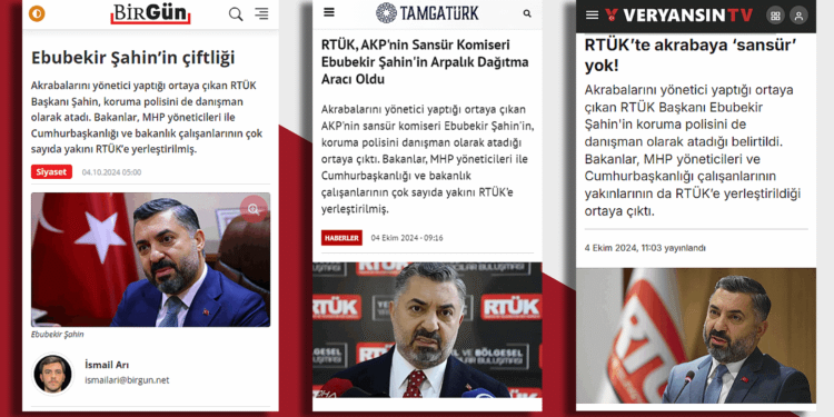 RTÜK Başkanı hakkındaki usulsüzlük haberlerine erişim engeli