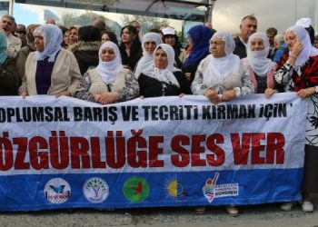 ‘Özgürlüğe ses ver’ eylemi: Direne direne kazanacağız