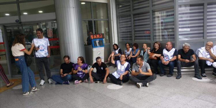 Balçova Belediyesi işçileri eyleme başladı