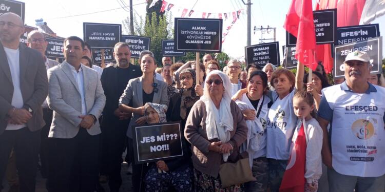 Halk, JES tanıtım toplantısına izin vermedi