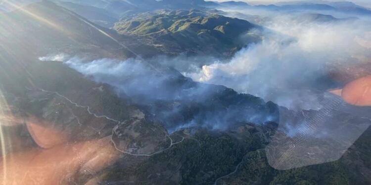 Muğla’nın ilçelerinde orman yangını