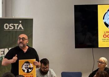 İspanya’da işçilerden ‘Abdullah Öcalan’a özgürlük’ eylemleri