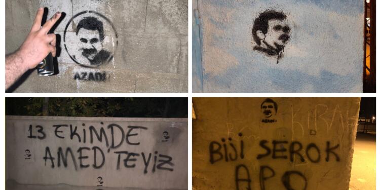 Birçok kentte sokakta ‘Abdullah Öcalan’a özgürlük’ çalışması
