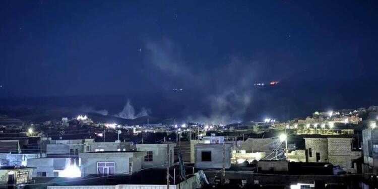 Şengal’de en az 10 bölge 16 kez bombalandı