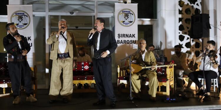 Şirnex Barosu dengbêj gecesi düzenledi