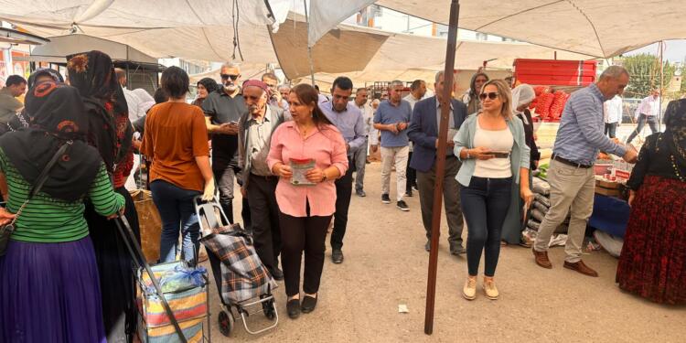 Ev ev, kapı kapı ‘Özgürlük Mitingi’ çalışması