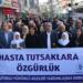 ‘Özgürlüğe ses ver’ eyleminde hasta tutsaklar için çağrı