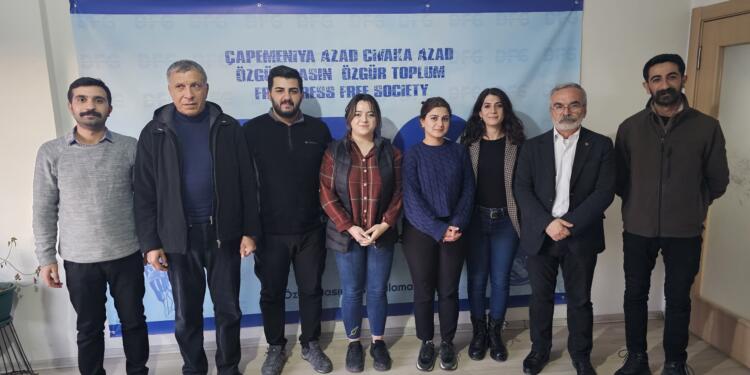 DİSK Basın-İş’ten Wan ziyareti