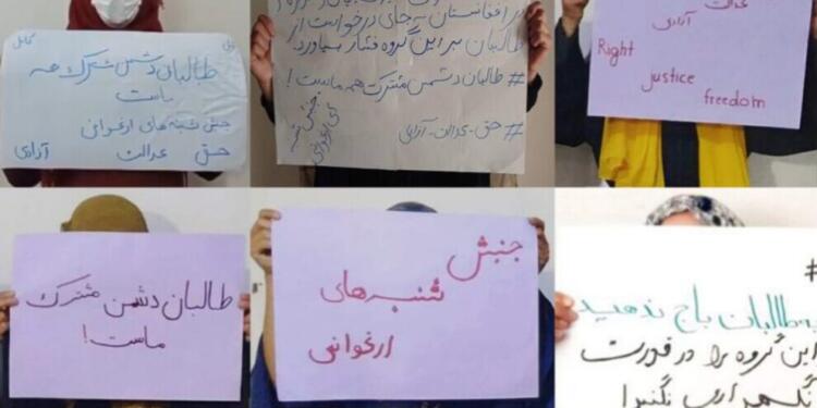 Mor Cumartesi Hareketi’nden Taliban’ın politikalarına karşı çağrı