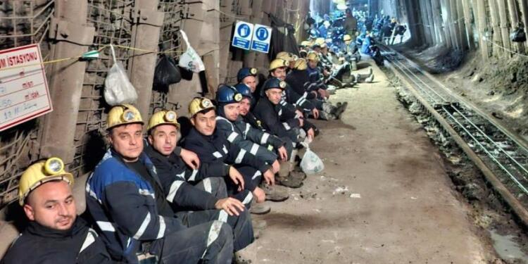 Ankara’da 500 madencinin eylemi sürüyor