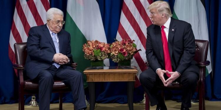 Filistin Devlet Başkanı Abbas, Trump’la görüştü