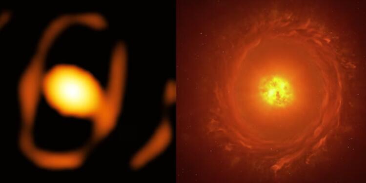 Samanyolu dışında bir yıldız ilk kez yakından görüntülendi