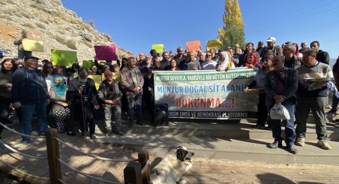 Munzur Gözeleri’nde yapılaşma riski: Munzur bizim kutsalımızdır