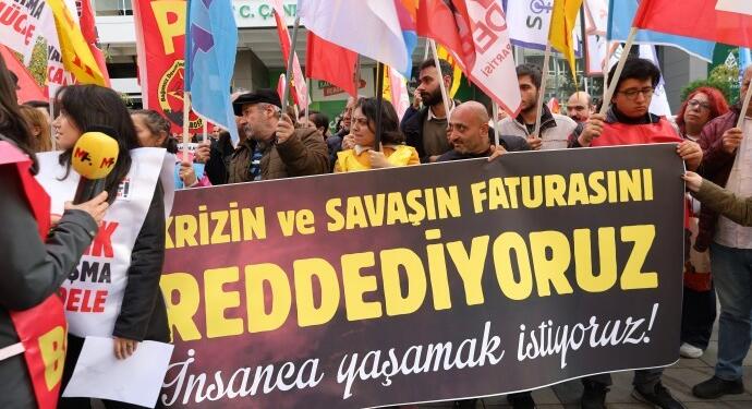 Emekçiler Ankara’da buluştu: Krizin ve savaşın faturasını reddediyoruz
