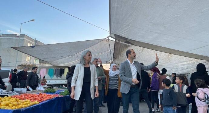 Êlih’te miting çalışmaları gün boyu sürdü