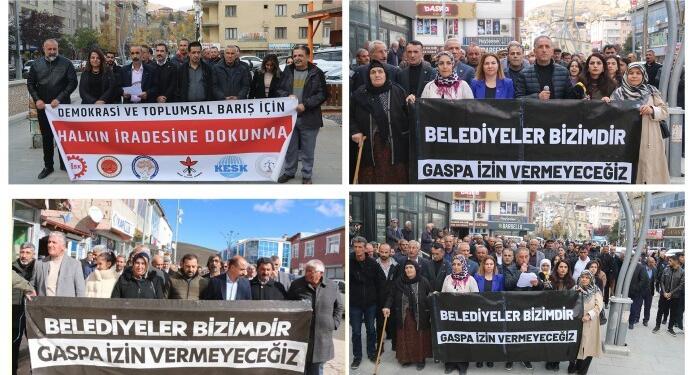 Birçok kentte kayyım protestosu: Direniş sürecek