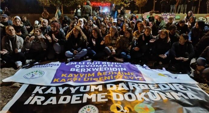 Kadınlar kayyıma karşı yürüdü: Haklıyız kazanacağız