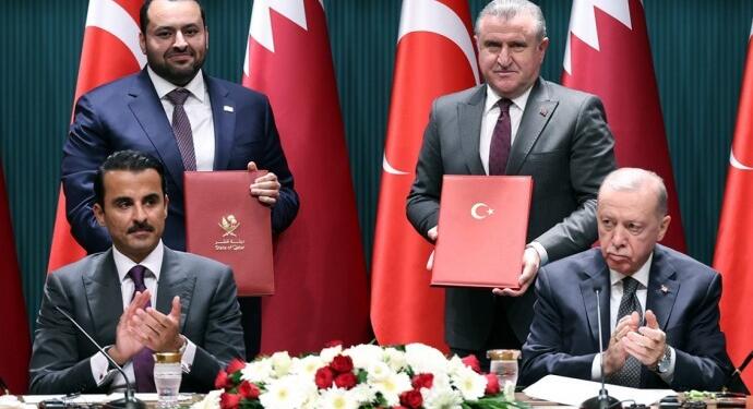 Türkiye ve Katar arasında 8 anlaşma