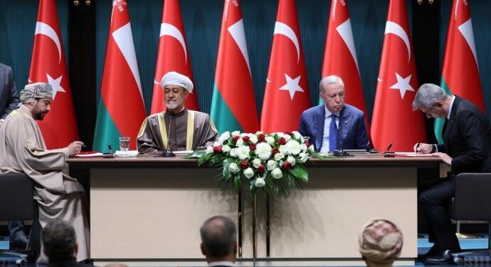 Türkiye ve Umman arasında 10 anlaşma imzalandı