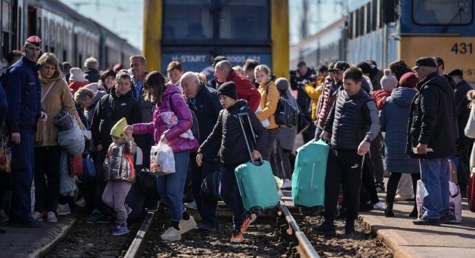 Rusya-Ukrayna savaşında, 10 milyonu aşkın kişi yerinden edildi