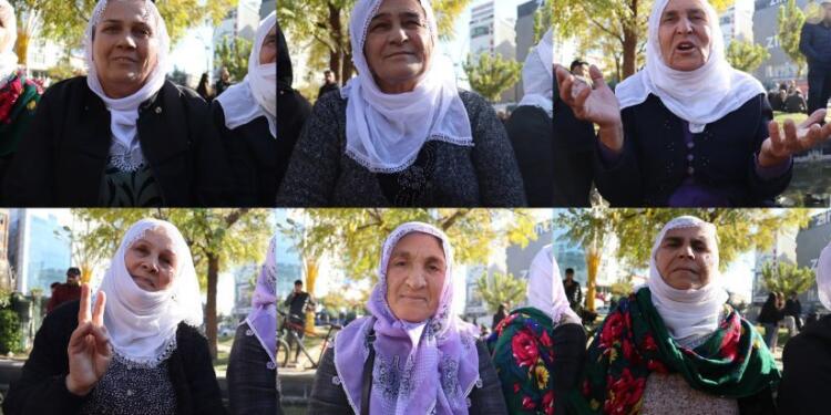 Anneler beyaz tülbentleriyle kayyıma karşı direnişte