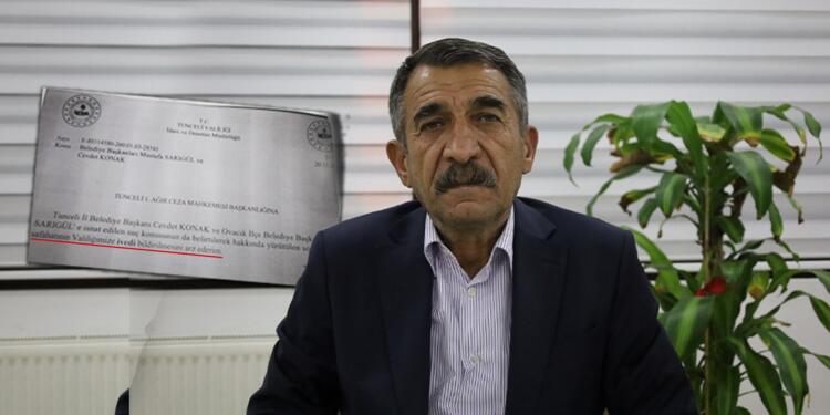 Valilik mahkemeden eşbaşkanın duruşması hakkında bilgi almış