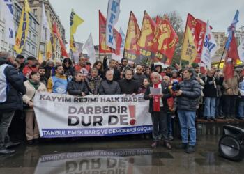 İstanbul’da irade gaspı protestosu: Kayyım rejimini kabul etmiyoruz