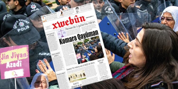 Xwebûn ‘Kayyım Cumhuriyeti’ manşetiyle çıktı