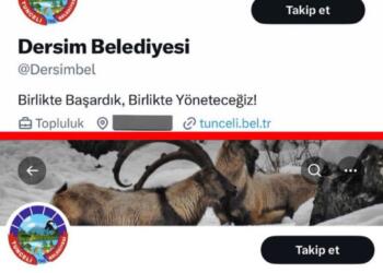 Kayyım ‘Dêrsim Belediyesi’ adını ‘Tunceli’ olarak değişti