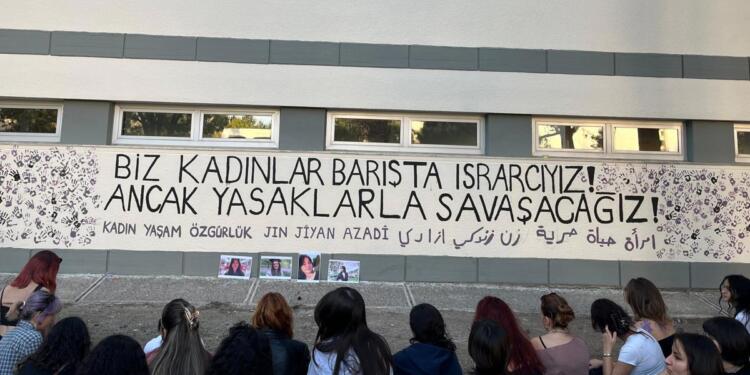 ODTÜ’lü öğrenciler: ‘Jin jiyan azadî’ye saldırı, kadın mücadelesine saldırıdır