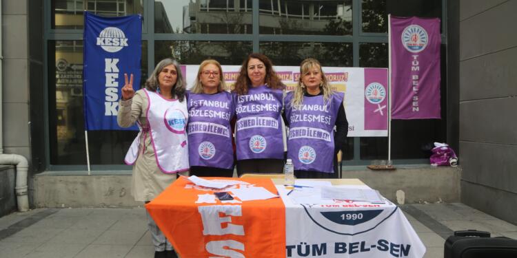 Ankara’da kadına yönelik şiddete karşı imza kampanyası