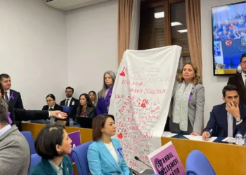 Aile Bakanı’na Meclis’te kadın cinayetleri protestosu