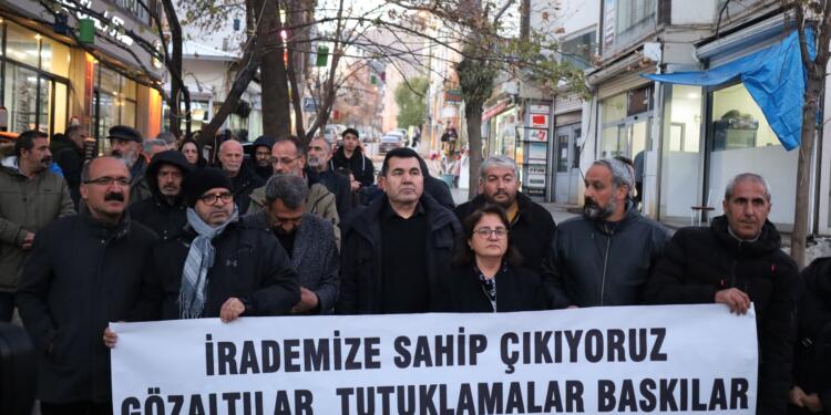Eşbaşkan Orhan’ın tutuklanması protesto edildi