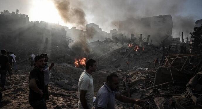 Gazze’de yaşamını yitirenlerin sayısı 43 bin 846’ya yükseldi