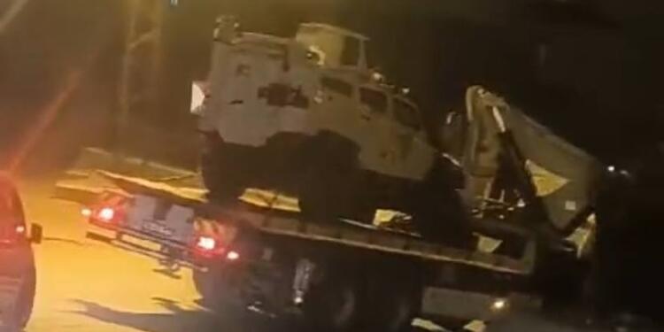 Colemêrg’de kayyım protestosu: Zırhlı araç çekiciyle kaldırıldı