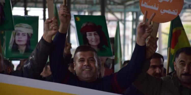Rojava’da erkekler kadına yönelik şiddete karşı yürüdü