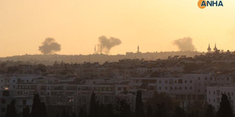 Halep’in birçok noktası bombalandı