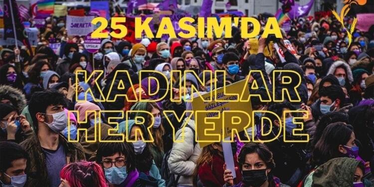 25 Kasım’a çağrı: Alanlarda buluşalım