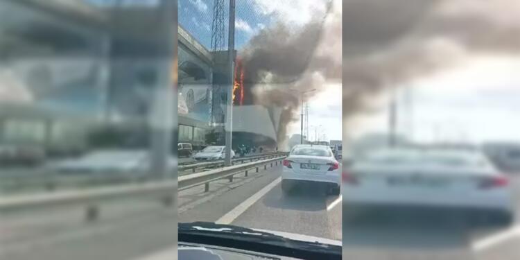 Bahçelievler’de özel okulda yangın