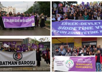 Kadınlar alanlardan haykırdı: Jin, jiyan, azadî