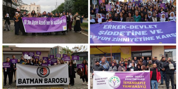 Kadınlar alanlardan haykırdı: Jin, jiyan, azadî