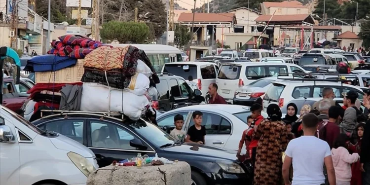 BM: Lübnan’da 1,4 milyon kişi yerinden edildi