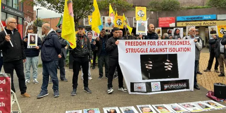 Londra’da Abdullah Öcalan için eylem