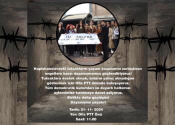 TUAY-DER’den tutsaklara ‘para gönderme’ kampanyası