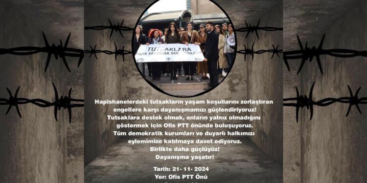 TUAY-DER’den tutsaklara ‘para gönderme’ kampanyası