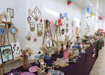 Reqa’da kadın sanat sergisi açıldı