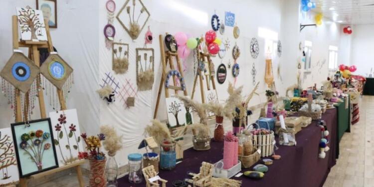 Reqa’da kadın sanat sergisi açıldı