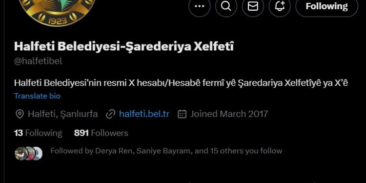 Xelfetî kayyımı da Kürtçe’yi sildi