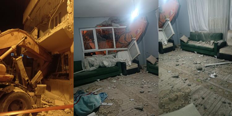 DEDAŞ kazısında kepçe eve girdi: Bir çocuk yaralandı