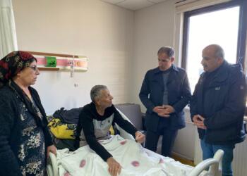 Cezası 6 ay ertelenen Gemicioğlu ziyaret edildi